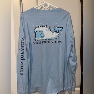 Large vineyard vines long sleeve holiday yeti shirt